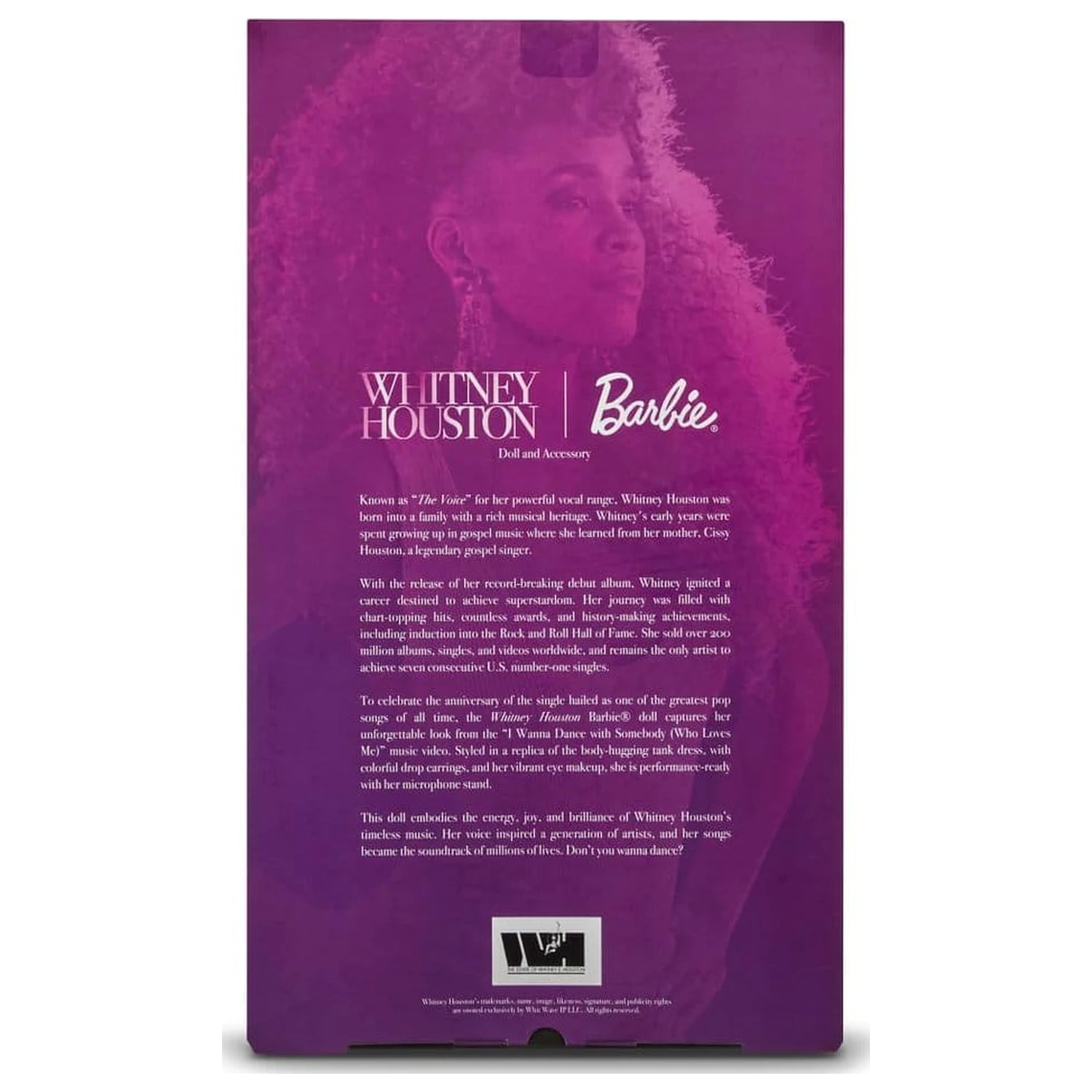 Whitney Houston Barbie Signature Punčka I Wanna Dance with Somebody fotografija izdelka