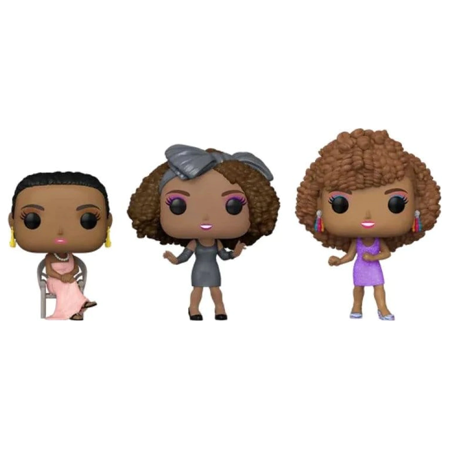 Whitney Houston Funko POP! Icons Vinilne Figure 3-Paket Ekskluzivna Izdaja 9 cm fotografija izdelka