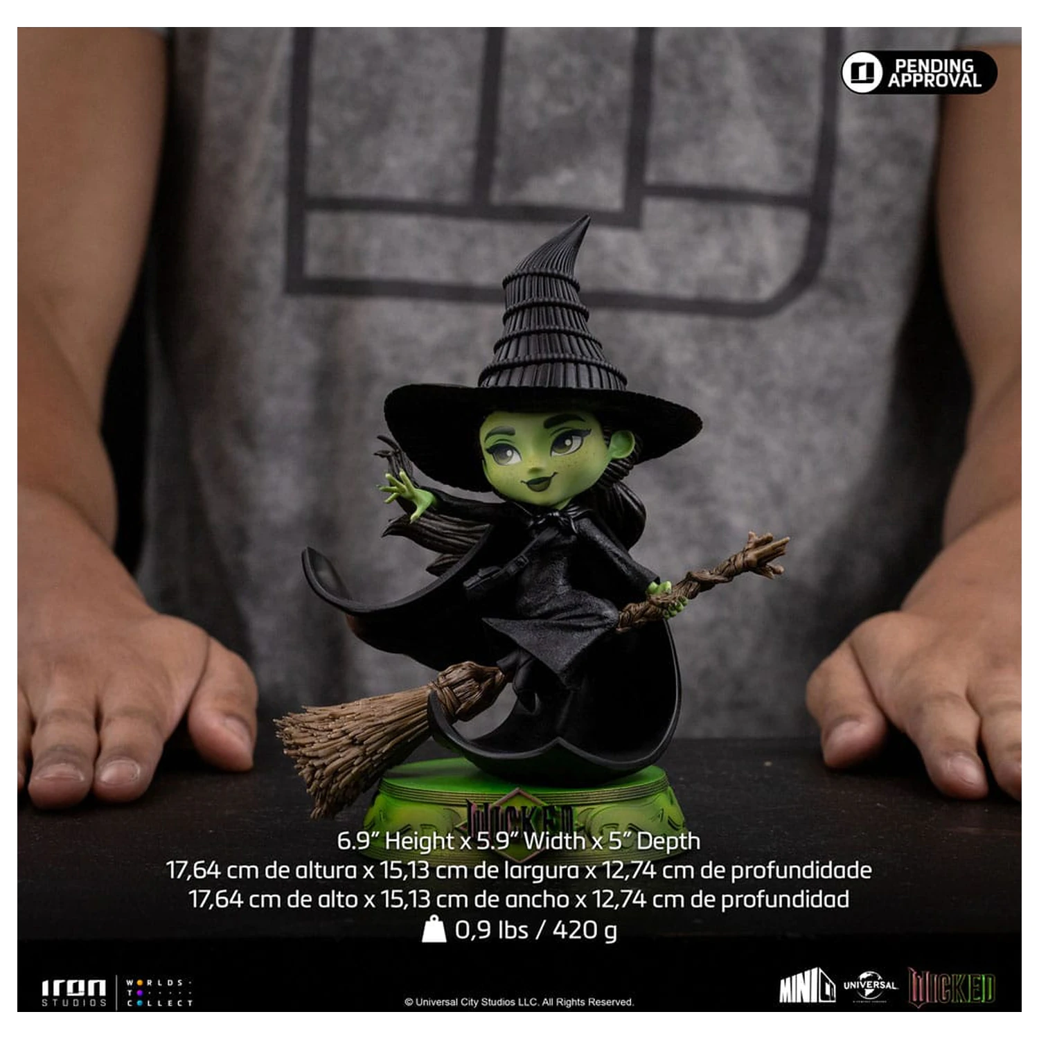 Wicked Mini Co. PVC figura Elphaba 18 cm fotografija izdelka