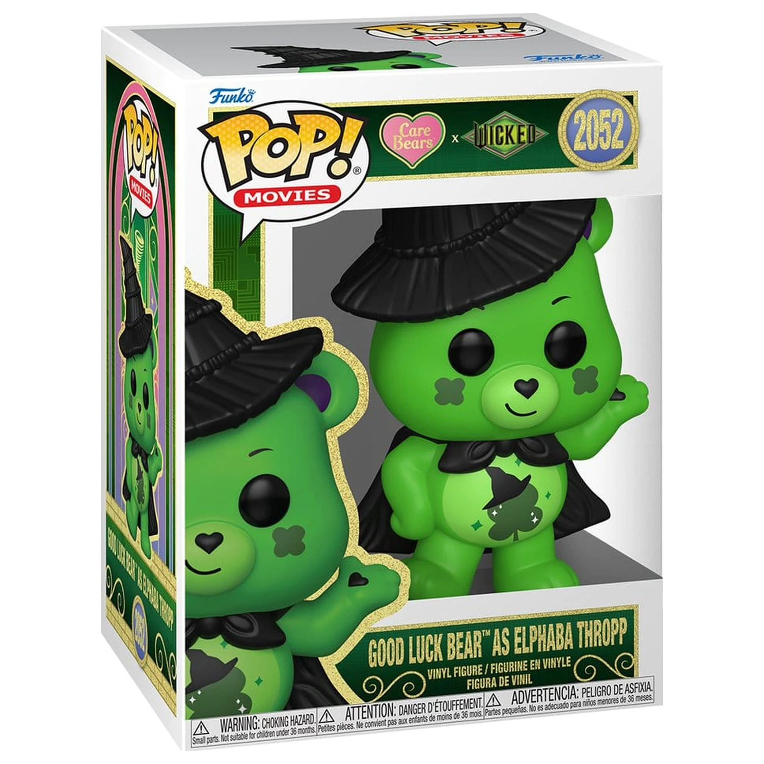 Wicked x Care Bears Funko POP! vinilna figura Good Luck Bear as Elphaba 9 cm fotografija izdelka