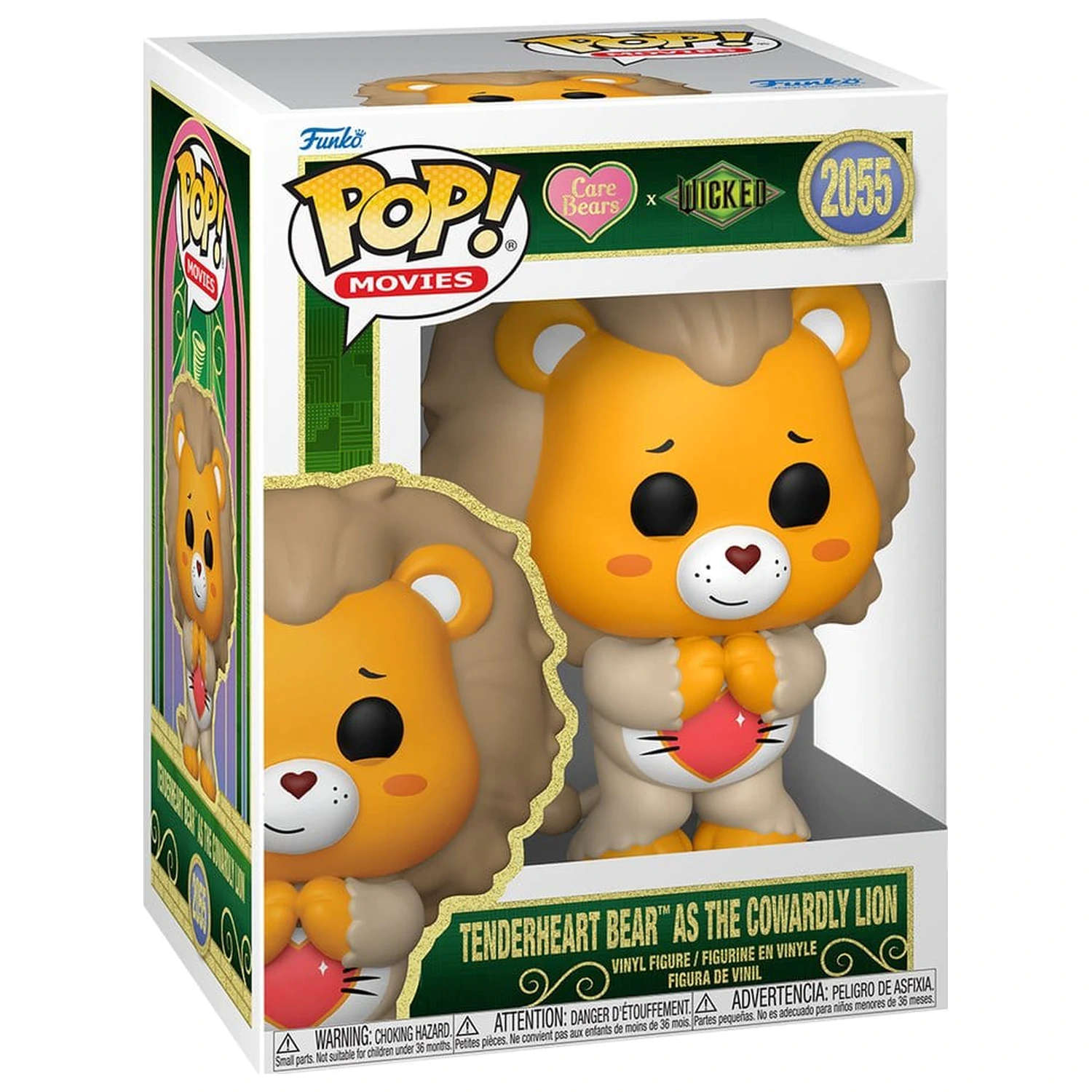 Wicked x Care Bears Funko POP! vinilna figura Tenderheart Bear kot Cowardly Lion 9 cm fotografija izdelka