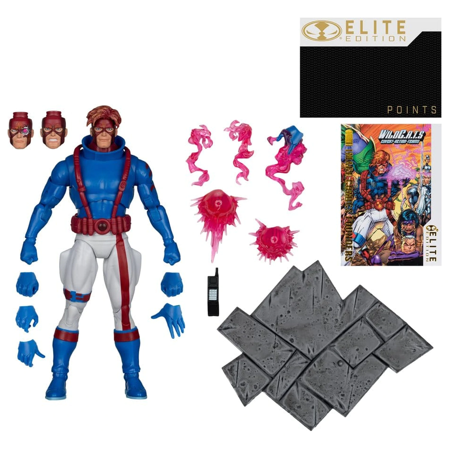 WildC.A.T.S Elite Edition Image Comic Founders Series Deluxe akcijska figura Spartan 19 cm fotografija izdelka