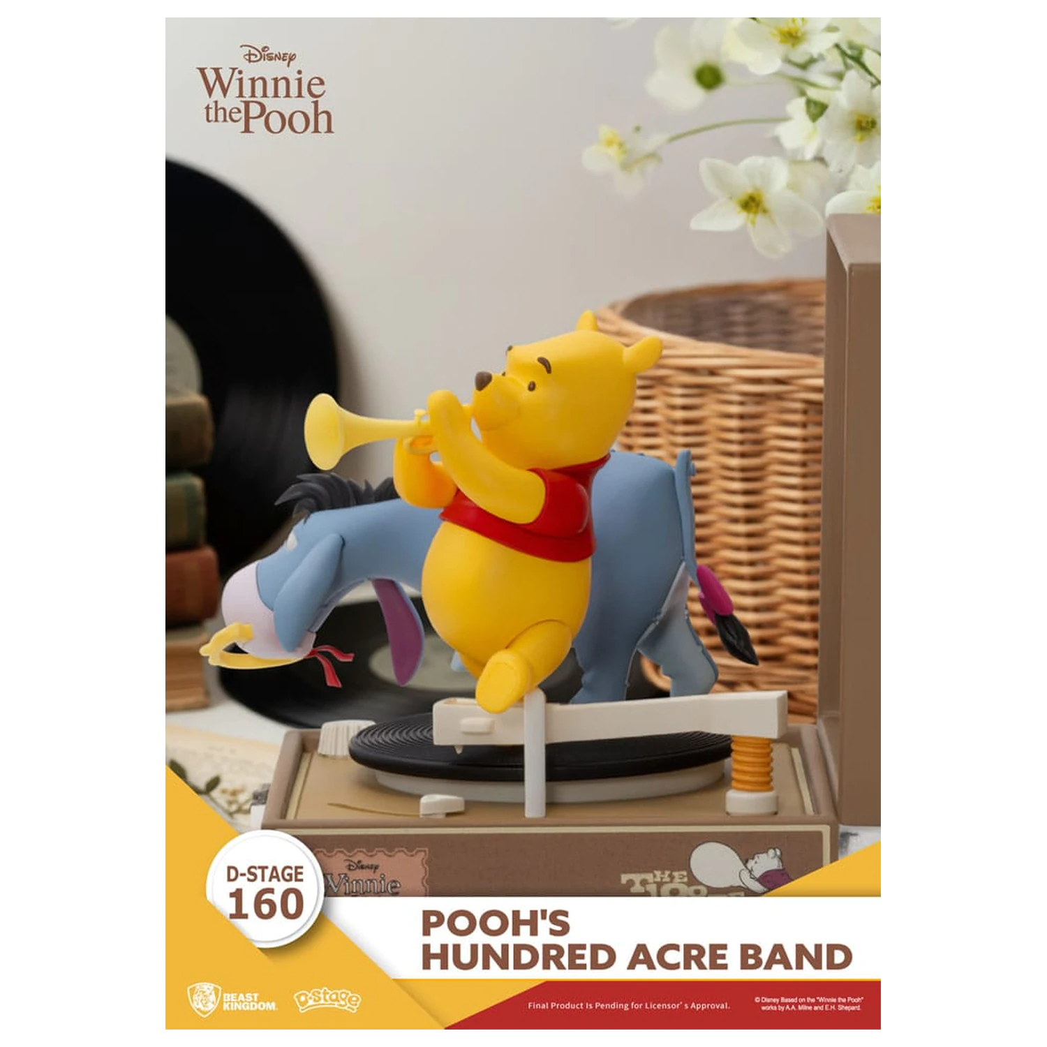 Winnie the Pooh Record Player Series PVC figura Pooh's Hundred Acre Band 12 cm fotografija izdelka