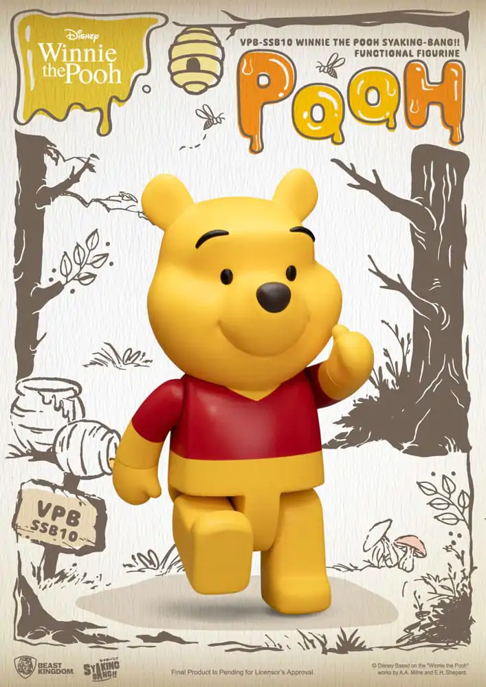 Winnie the Pooh Syaking Bang akcijska figura hranilnik Winnie the Pooh 31 cm fotografija izdelka
