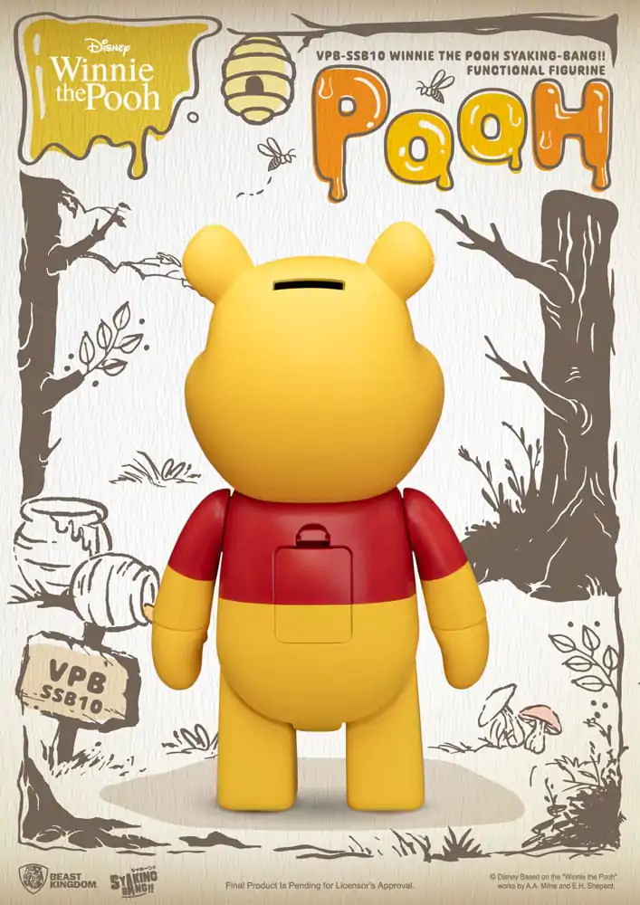 Winnie the Pooh Syaking Bang akcijska figura hranilnik Winnie the Pooh 31 cm fotografija izdelka