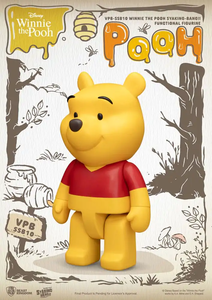 Winnie the Pooh Syaking Bang akcijska figura hranilnik Winnie the Pooh 31 cm fotografija izdelka