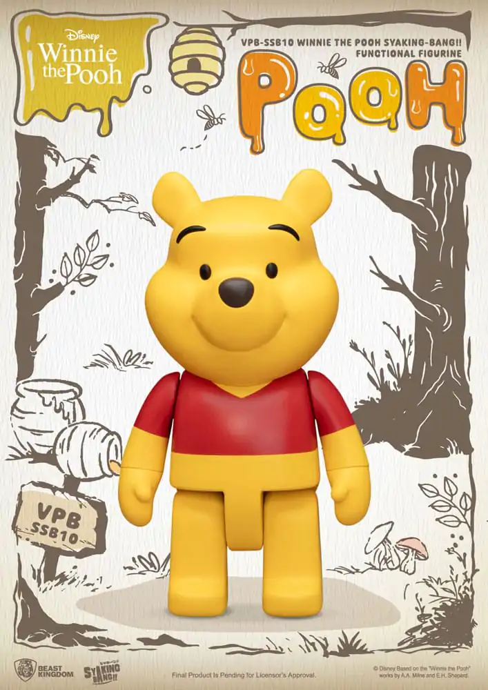 Winnie the Pooh Syaking Bang akcijska figura hranilnik Winnie the Pooh 31 cm fotografija izdelka