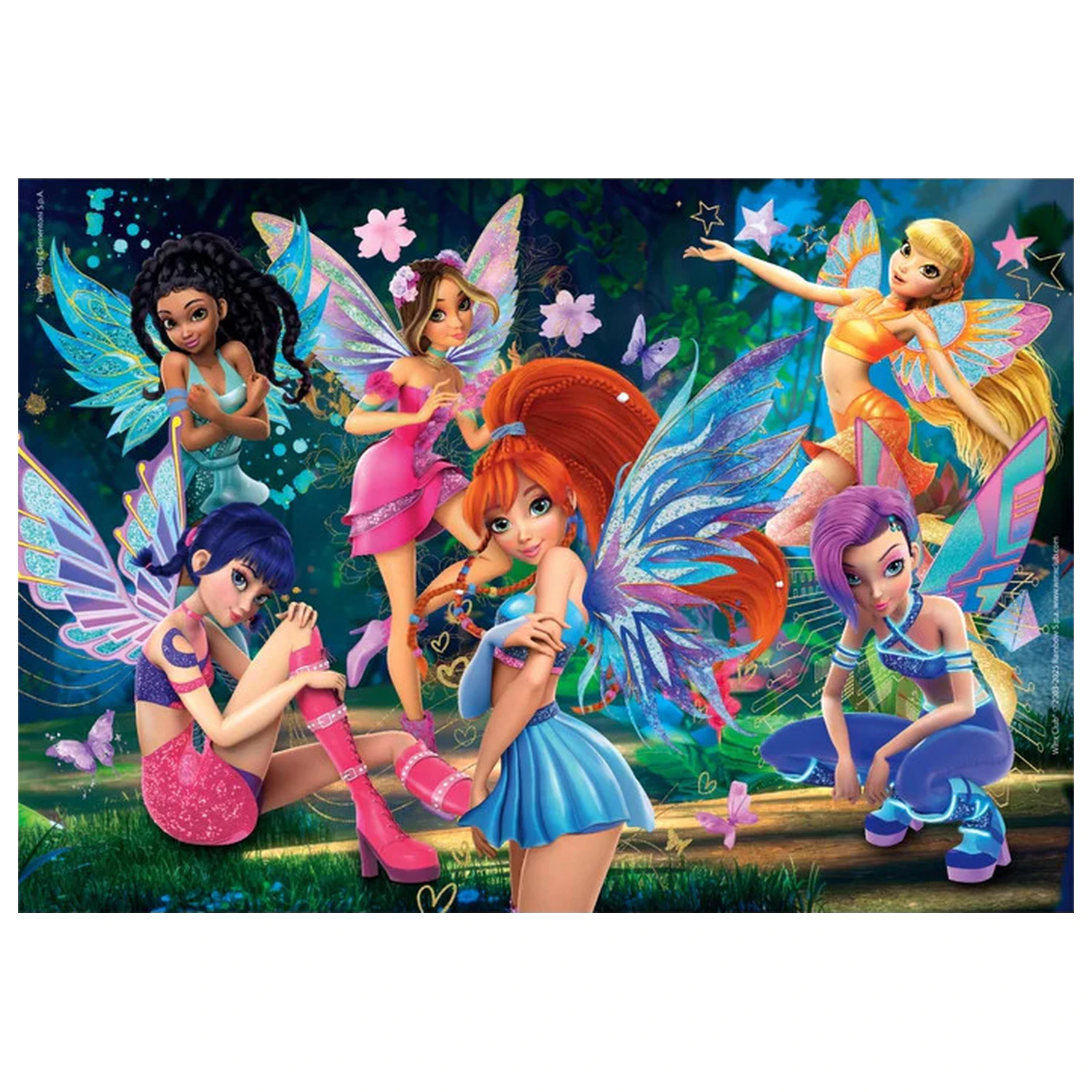 Winx Club Mystical 104-delni Super Puzzle Clementoni fotografija izdelka