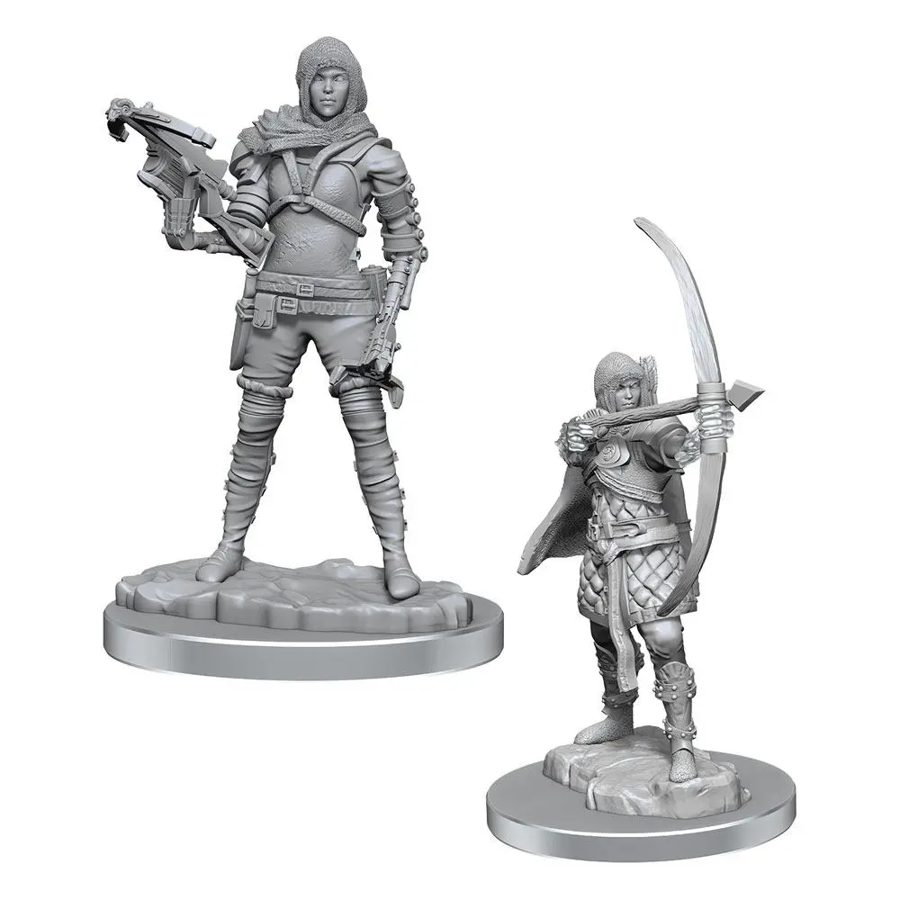 WizKids Deep Cuts Miniatures Unpainted Miniatures 2-Pack Človeški nitkov fotografija izdelka