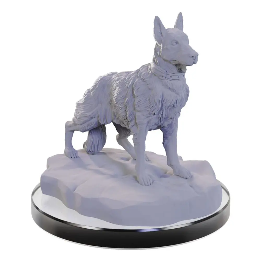 WizKids Deep Cuts Miniatures Nepobarvane miniature 3-paket Pasji spremljevalci fotografija izdelka