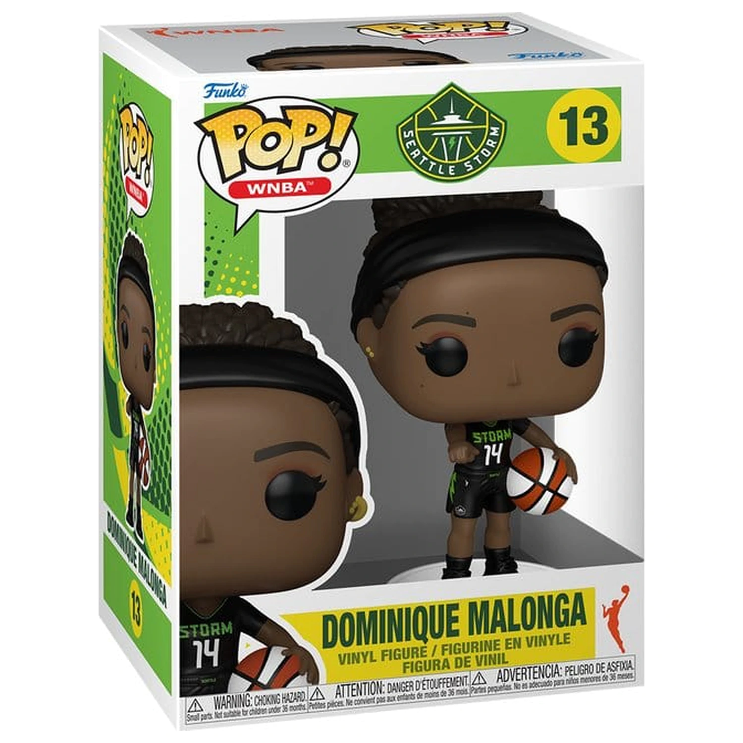 WNBA Legends Funko POP! Sports Vinilna figura Seattle Storm - Dominique Malonga 9 cm fotografija izdelka