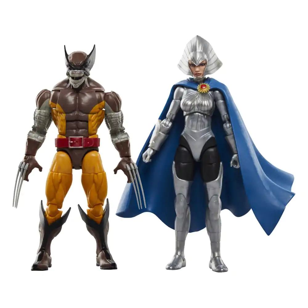 Wolverine 50. obletnica Marvel Legends akcijska figura 2-Pack Wolverine & Lilandra Neramani 15 cm fotografija izdelka