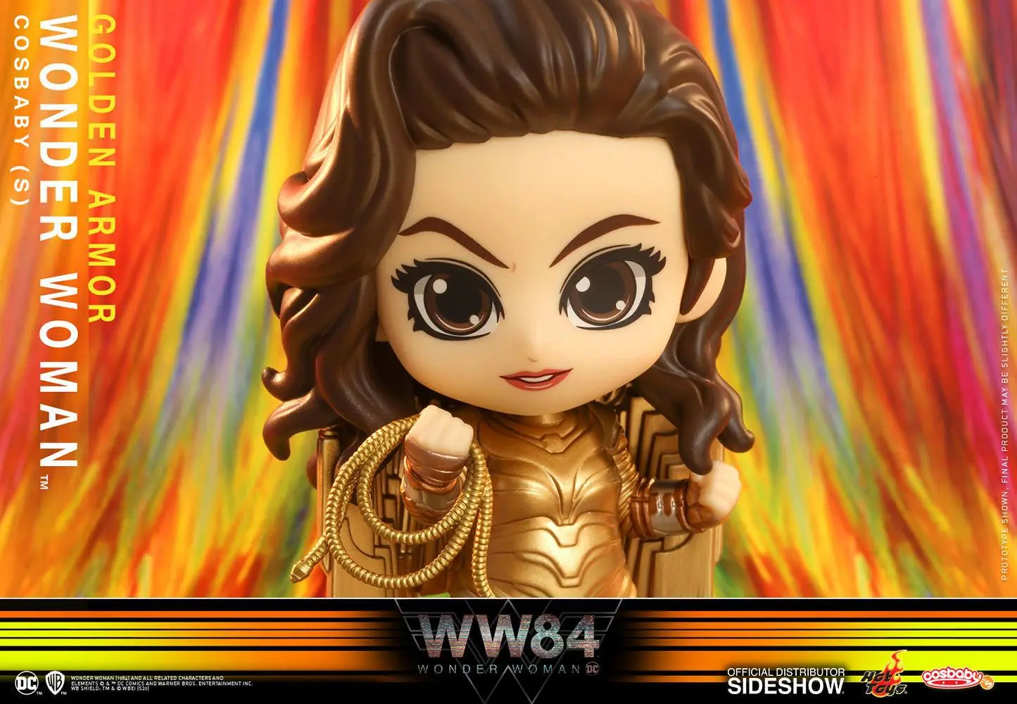 Wonder Woman 1984 Cosbaby (S) Mini Figurica Golden Armor Wonder Woman 10 cm fotografija izdelka