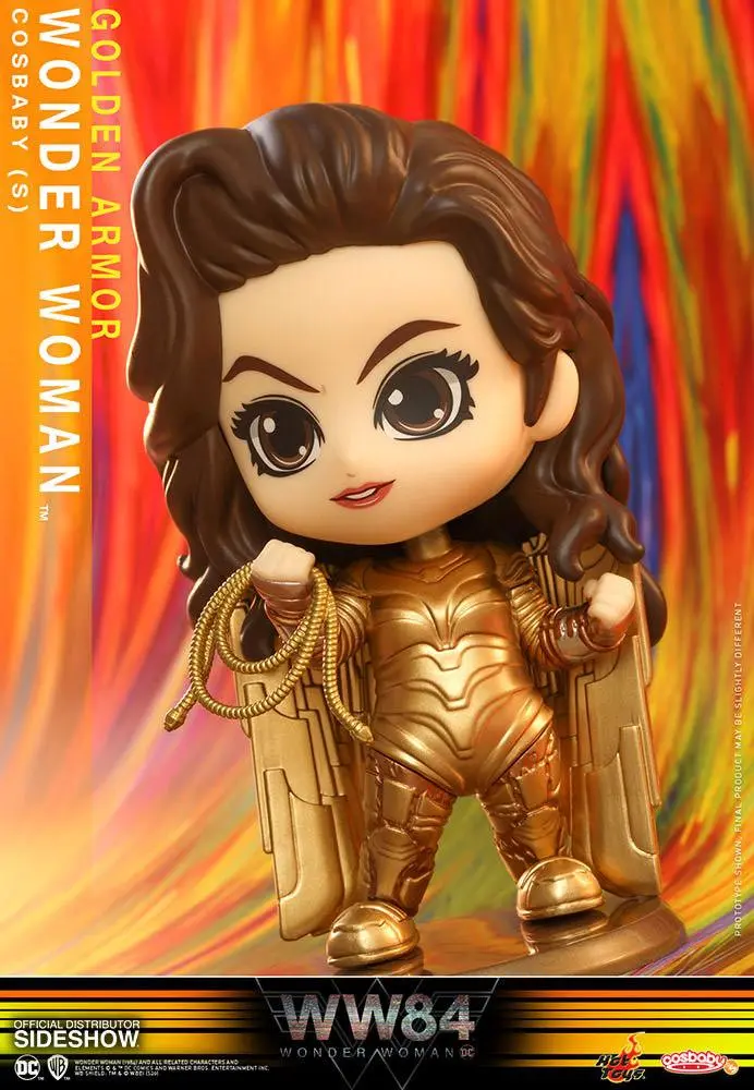 Wonder Woman 1984 Cosbaby (S) Mini Figurica Golden Armor Wonder Woman 10 cm fotografija izdelka
