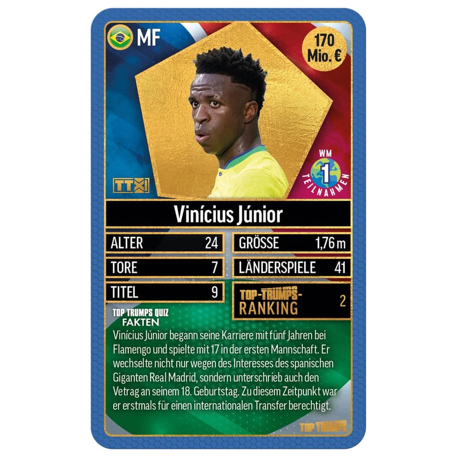 World Football Stars igra s kartami 200 Pack 2 *German Version* fotografija izdelka