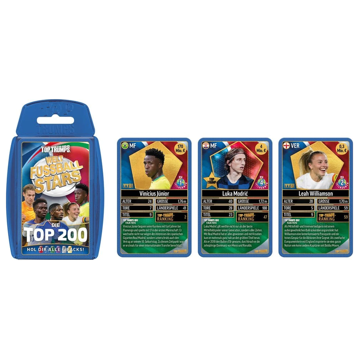 World Football Stars igra s kartami 200 Pack 2 *German Version* fotografija izdelka