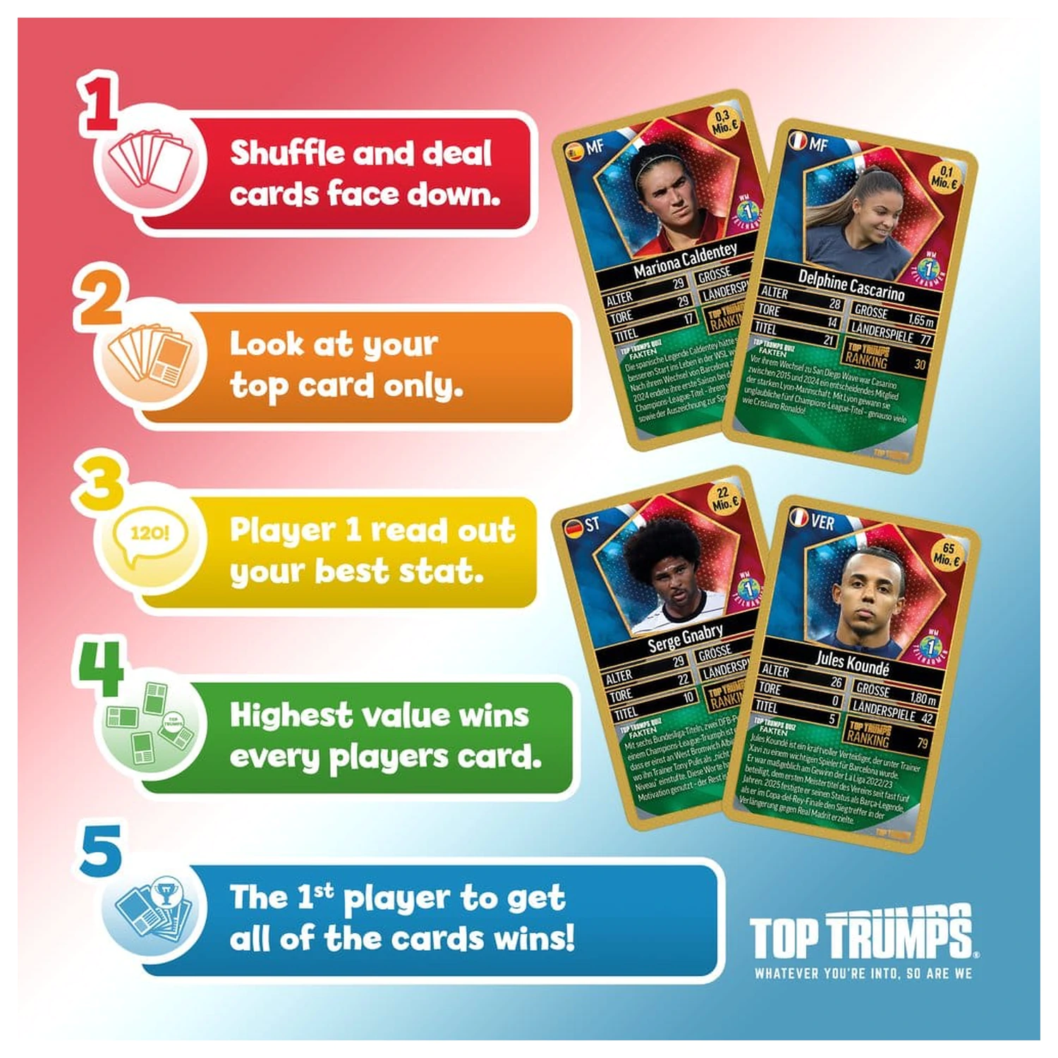 World Football Stars Card Game 200 Pack 6 *nemška različica* fotografija izdelka