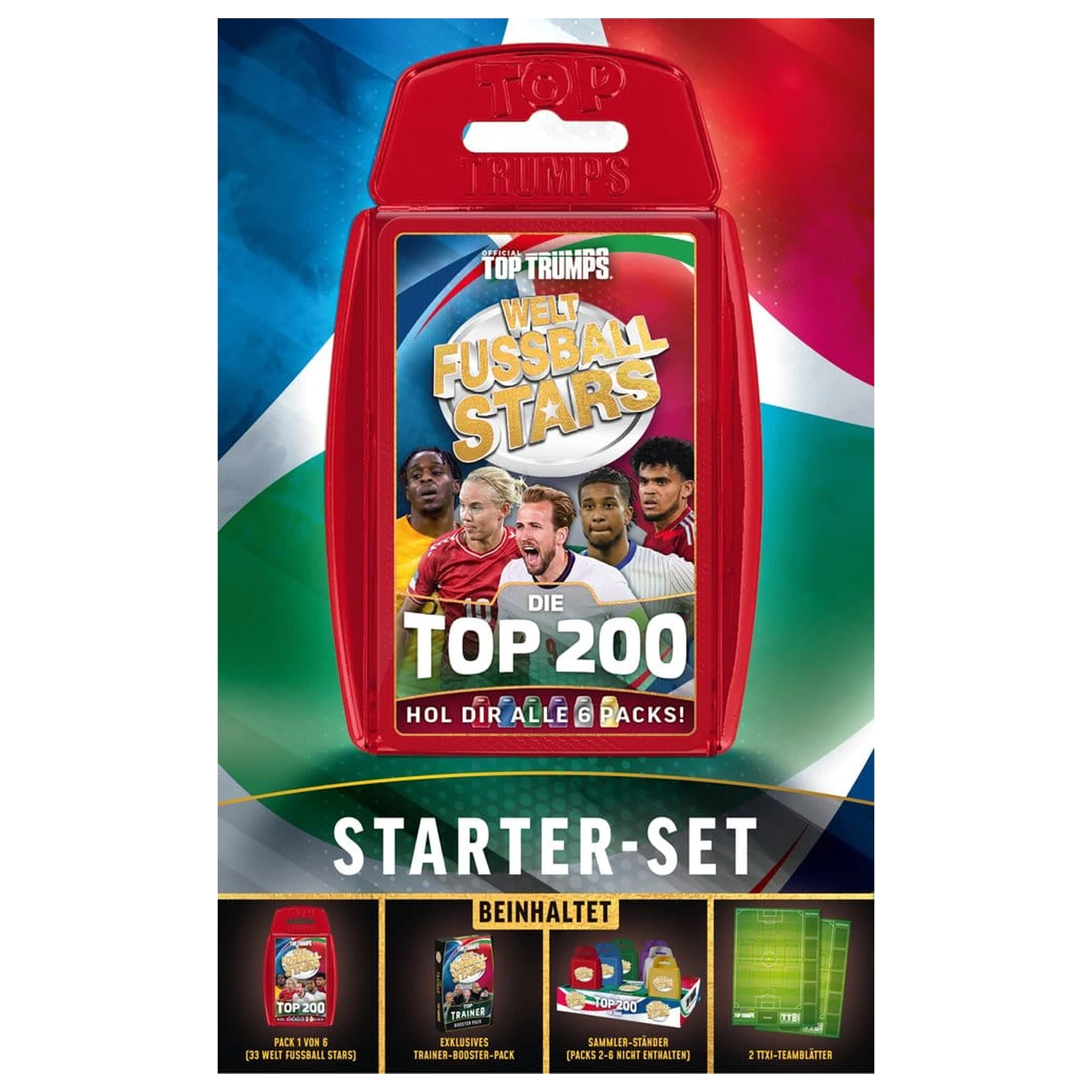 World Football Stars Card Game 200 začetni paket *nemška različica* fotografija izdelka