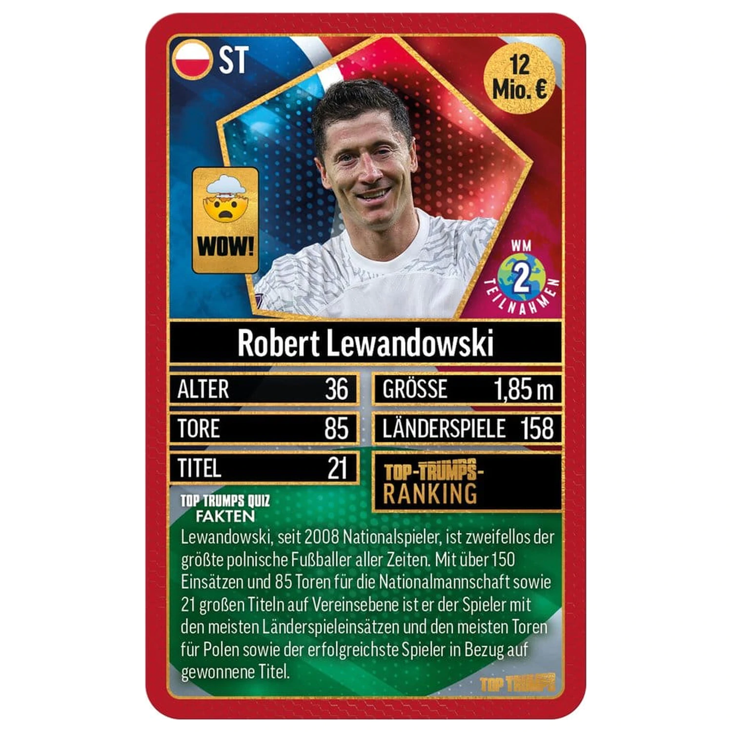 World Football Stars Card Game 200 začetni paket *nemška različica* fotografija izdelka