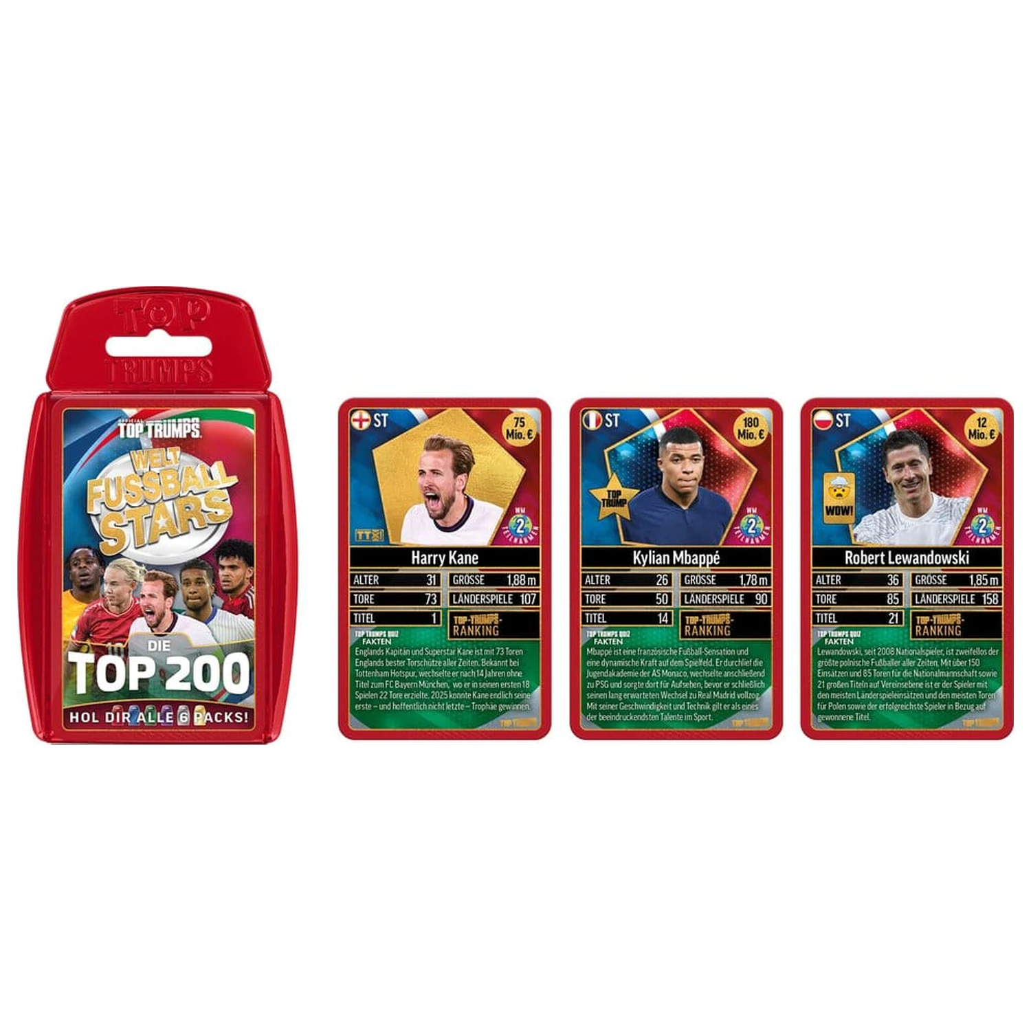 World Football Stars Card Game 200 začetni paket *nemška različica* fotografija izdelka