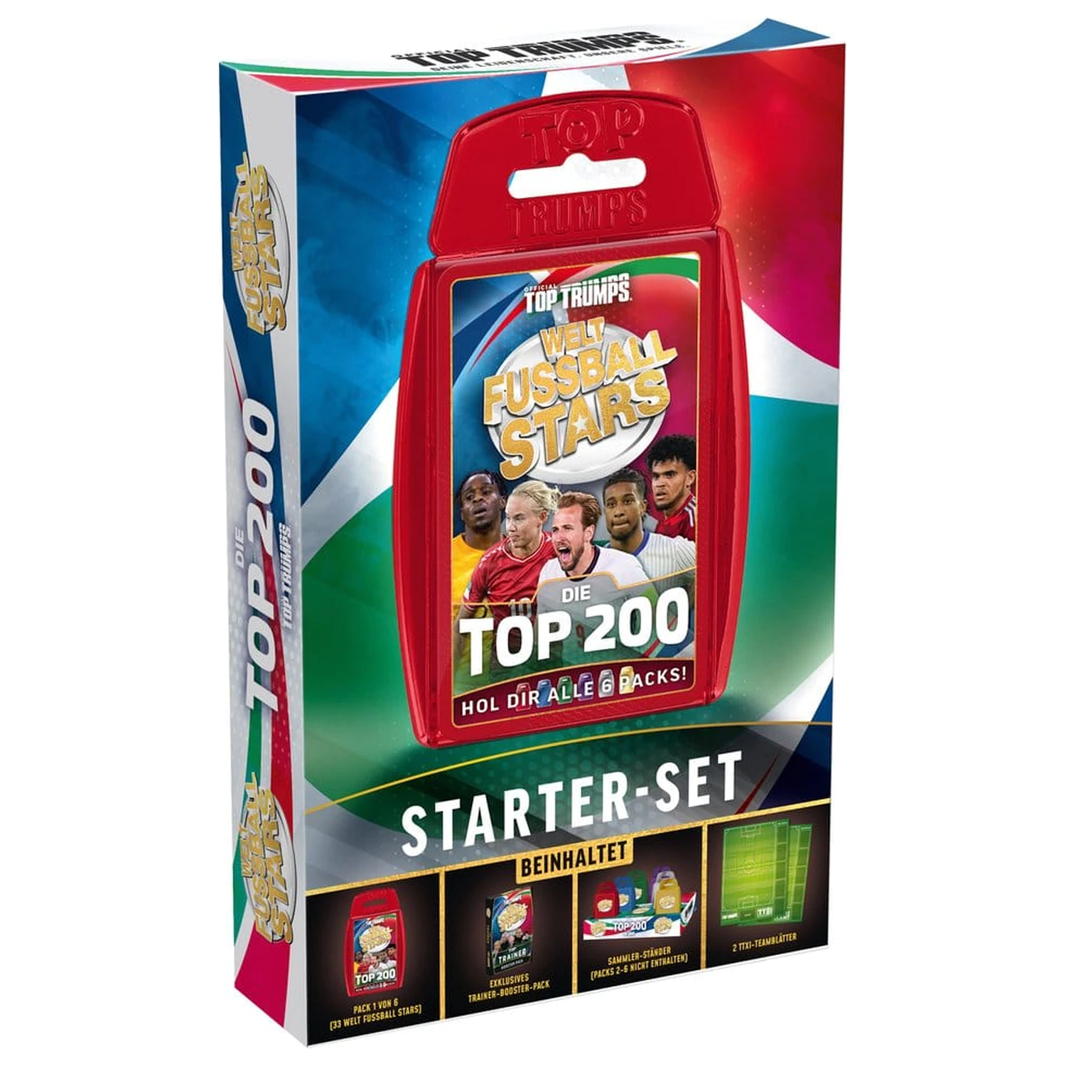 World Football Stars Card Game 200 začetni paket *nemška različica* fotografija izdelka