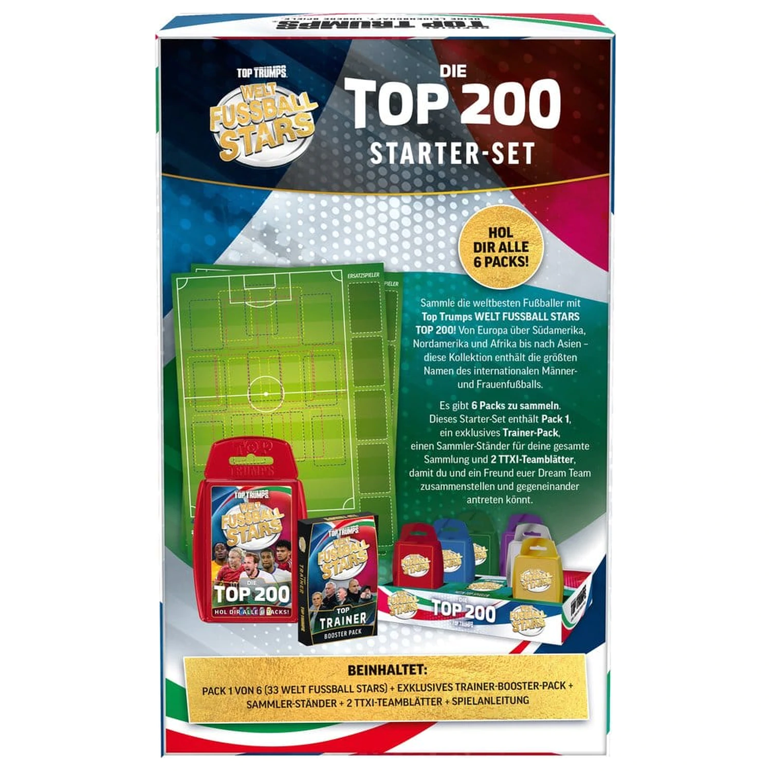 World Football Stars Card Game 200 začetni paket *nemška različica* fotografija izdelka