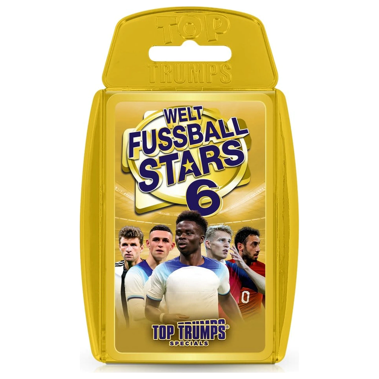 World Football Stars 6 Igralna karta Top Trumps *German Version* fotografija izdelka