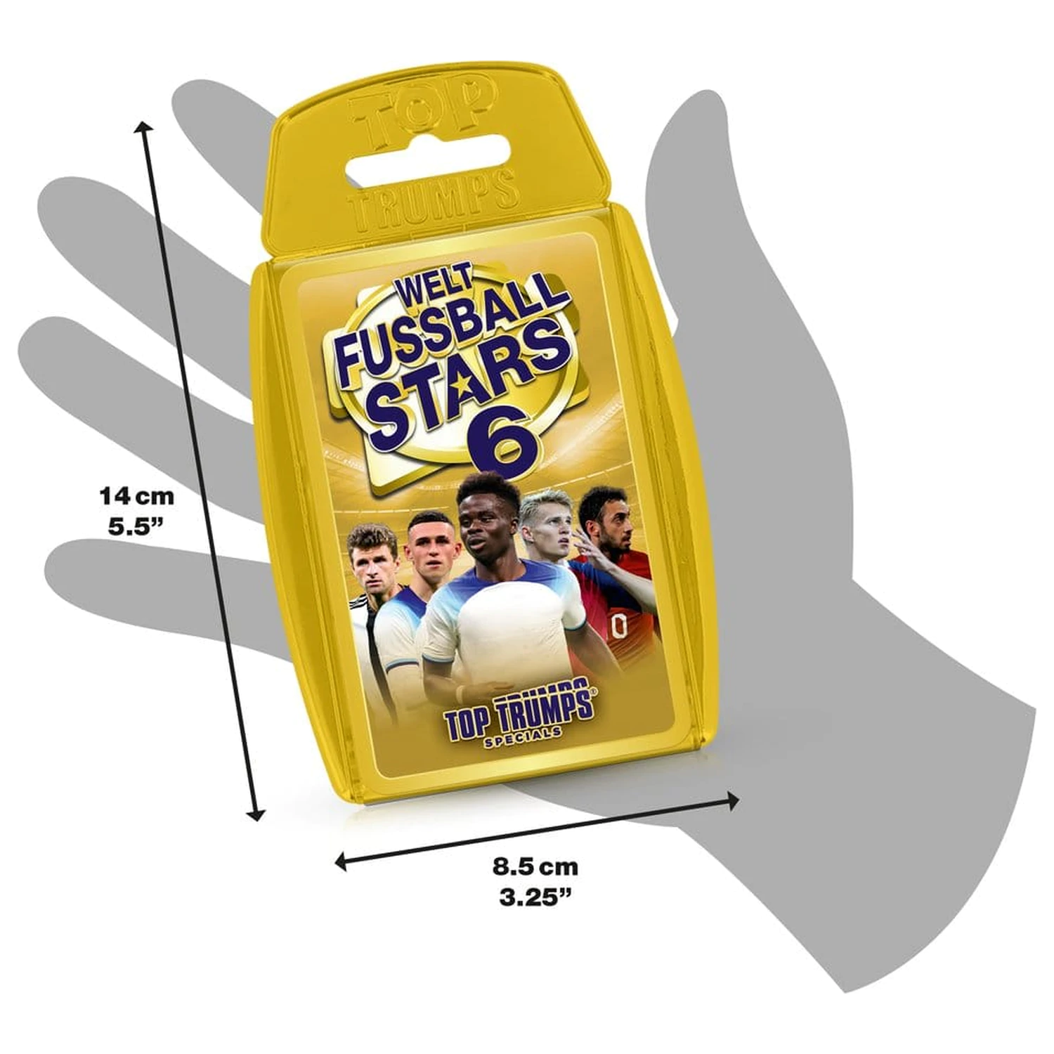World Football Stars 6 Igralna karta Top Trumps *German Version* fotografija izdelka