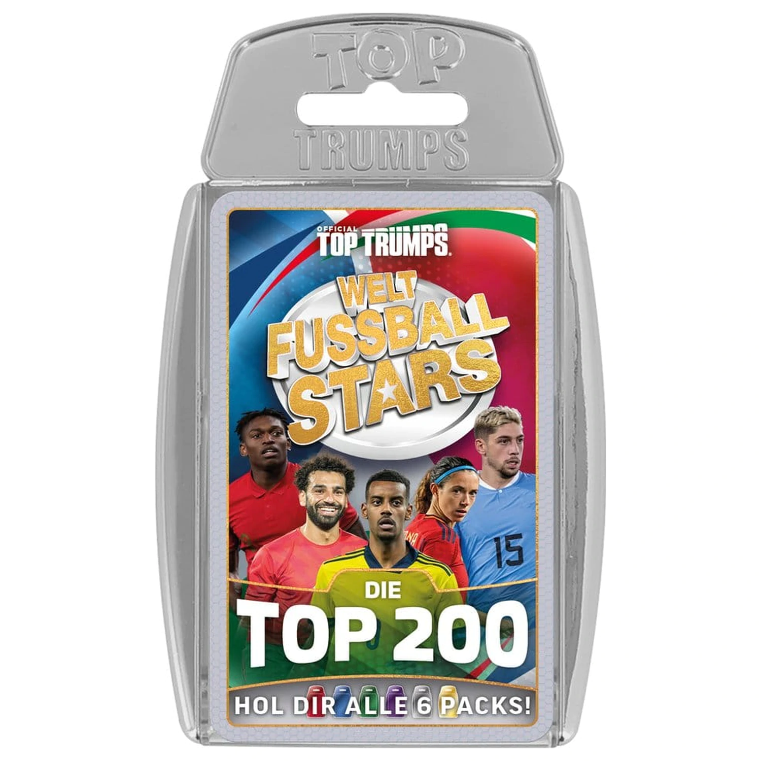 World Football Stars Igra s kartami 200 paketov 5 *nemška različica* fotografija izdelka
