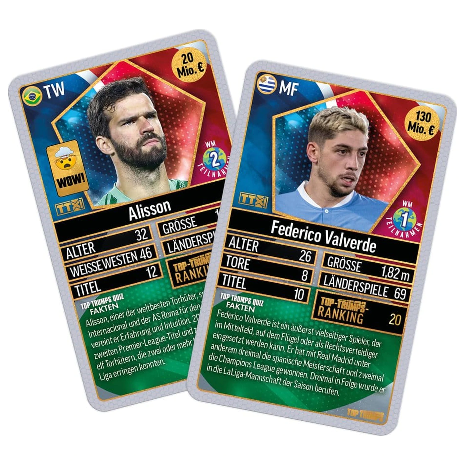 World Football Stars Igra s kartami 200 paketov 5 *nemška različica* fotografija izdelka