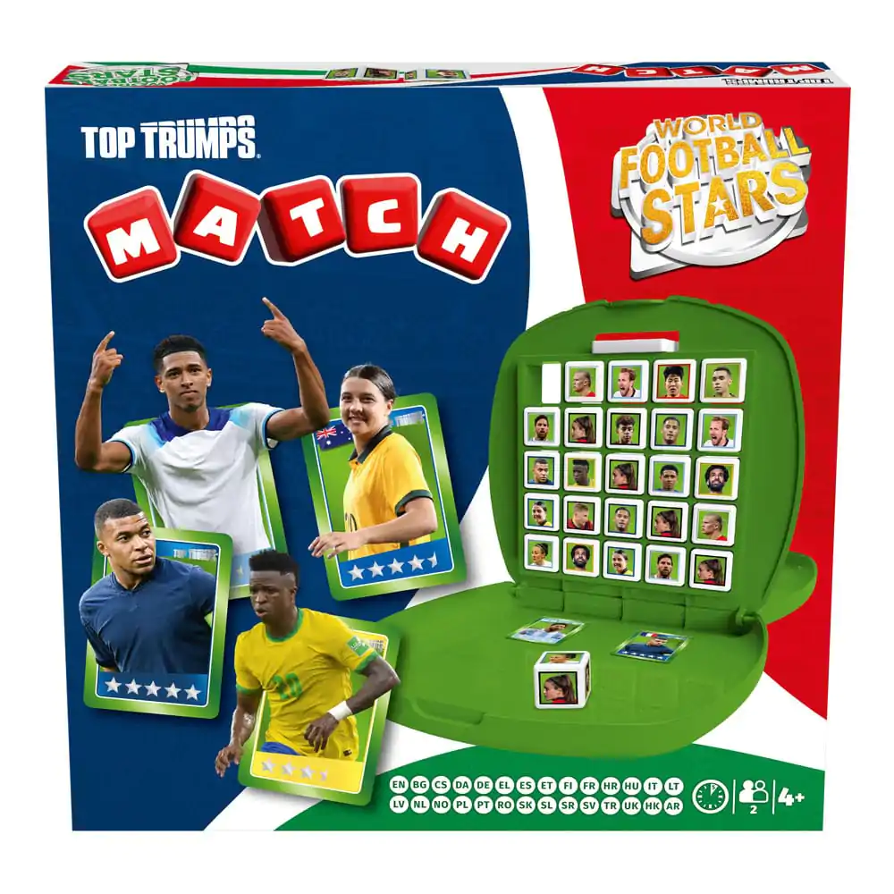 World football stars Top Trumps Match - The Crazy Cube igra zelena različica fotografija izdelka