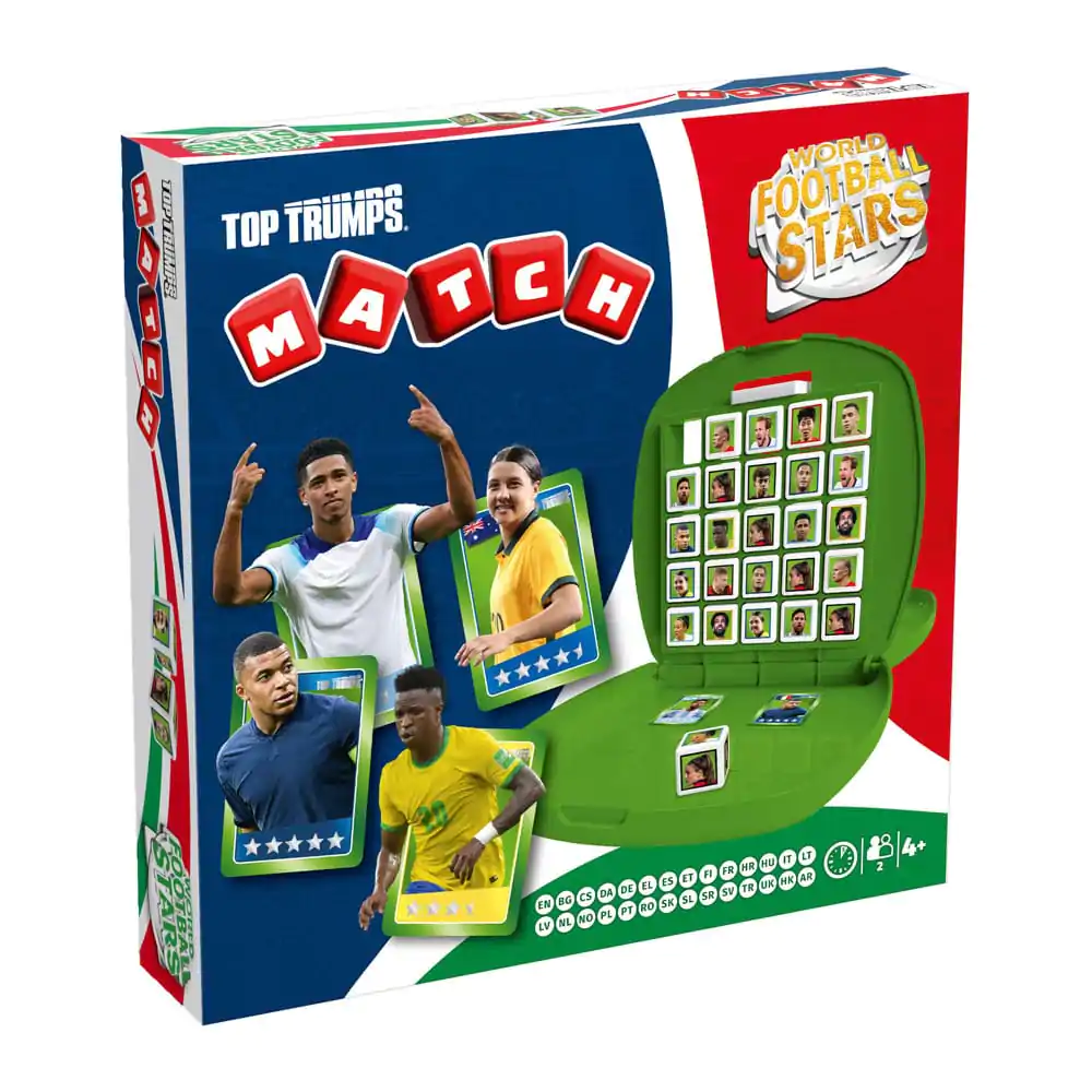World football stars Top Trumps Match - The Crazy Cube igra zelena različica fotografija izdelka