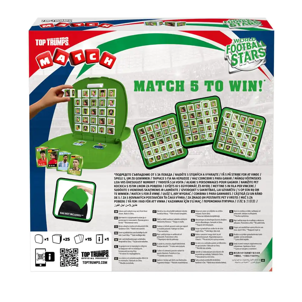 World football stars Top Trumps Match - The Crazy Cube igra zelena različica fotografija izdelka