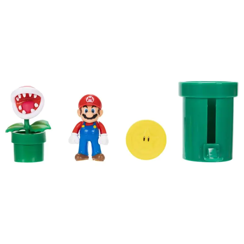 World of Nintendo Super Mario Diorama Igralni set Soda Jungle 6 cm fotografija izdelka