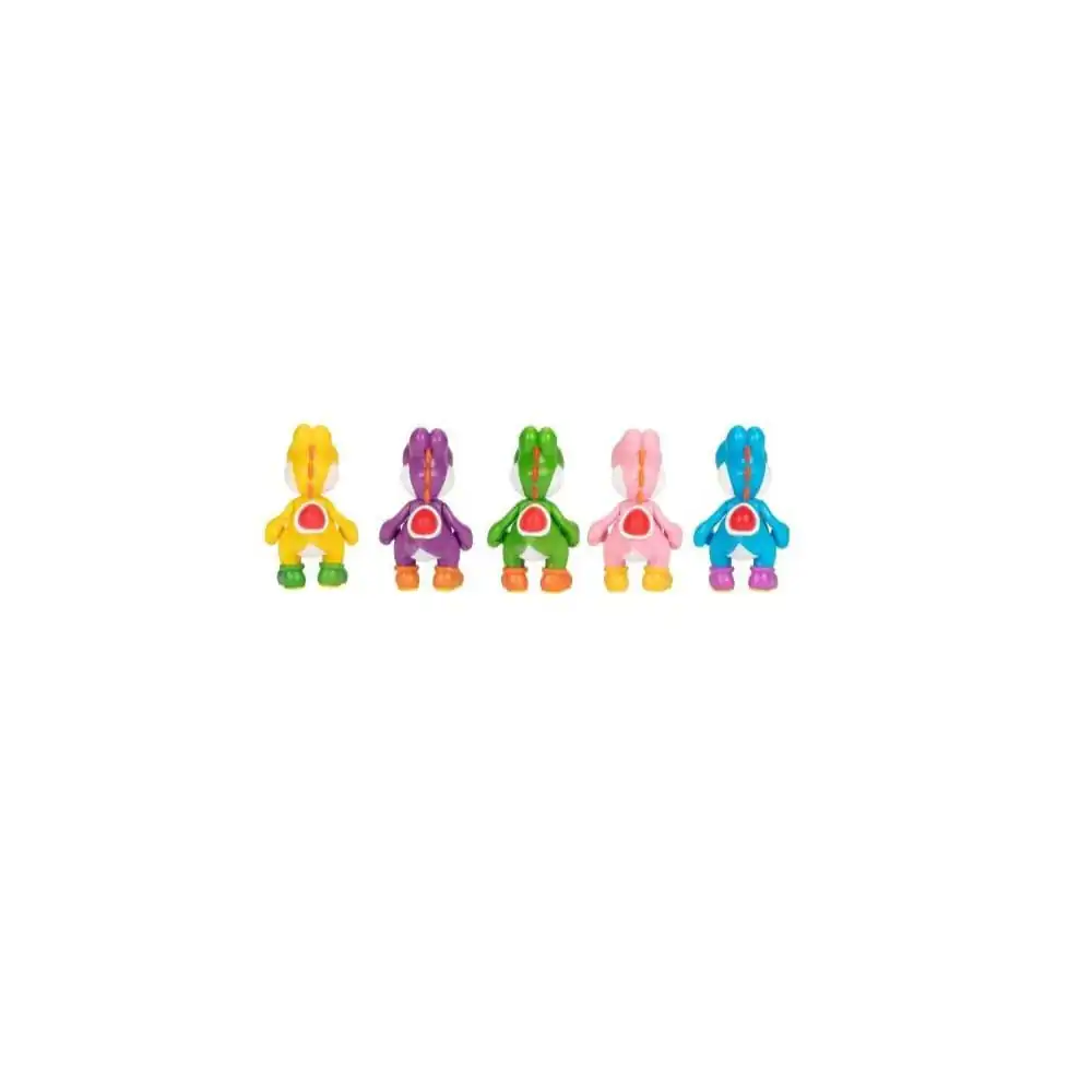 World of Nintendo Super Mario Mini Figure 5-Pack Super Mario Wiggler, Mario und Luigi 6 cm - Komplet 5 mini figuric fotografija izdelka