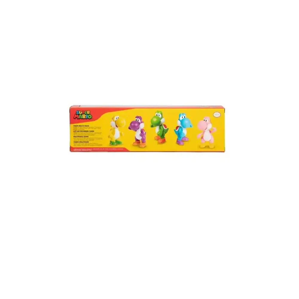 World of Nintendo Super Mario Mini Figure 5-Pack Super Mario Wiggler, Mario und Luigi 6 cm - Komplet 5 mini figuric fotografija izdelka