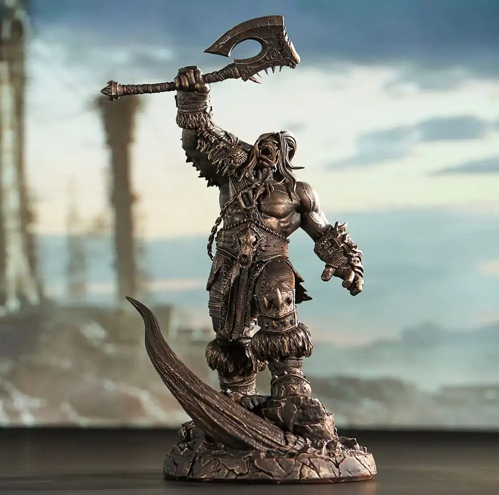 World of Warcraft Kip 1/10 Bronasta Barvna Edition Grommash Hellscream 31 cm fotografija izdelka