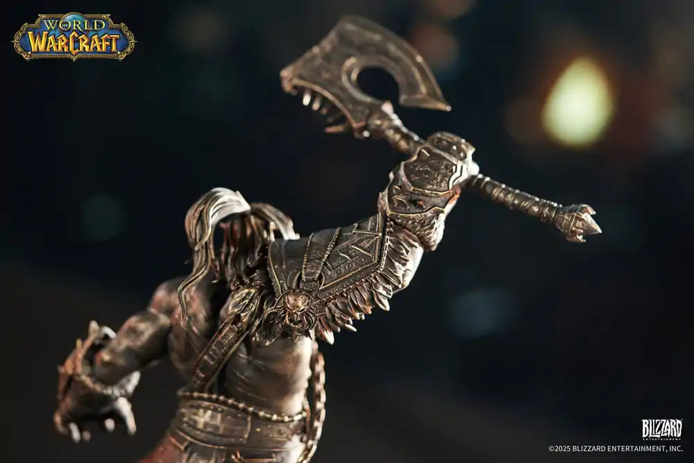 World of Warcraft Kip 1/10 Bronasta Barvna Edition Grommash Hellscream 31 cm fotografija izdelka