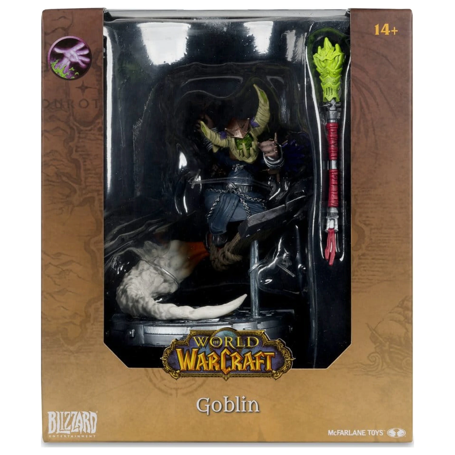 World of Warcraft 1/12 merila omejena izdaja stoječa figura Goblin 19 cm fotografija izdelka