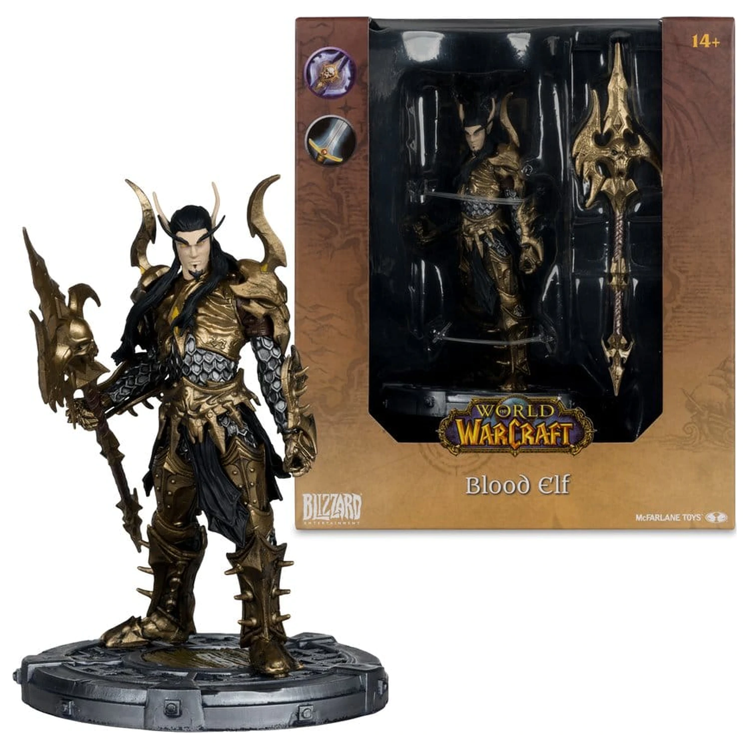 World of Warcraft 1/12 merilo postavljena figura Blood Elf omejena izdaja 16 cm fotografija izdelka