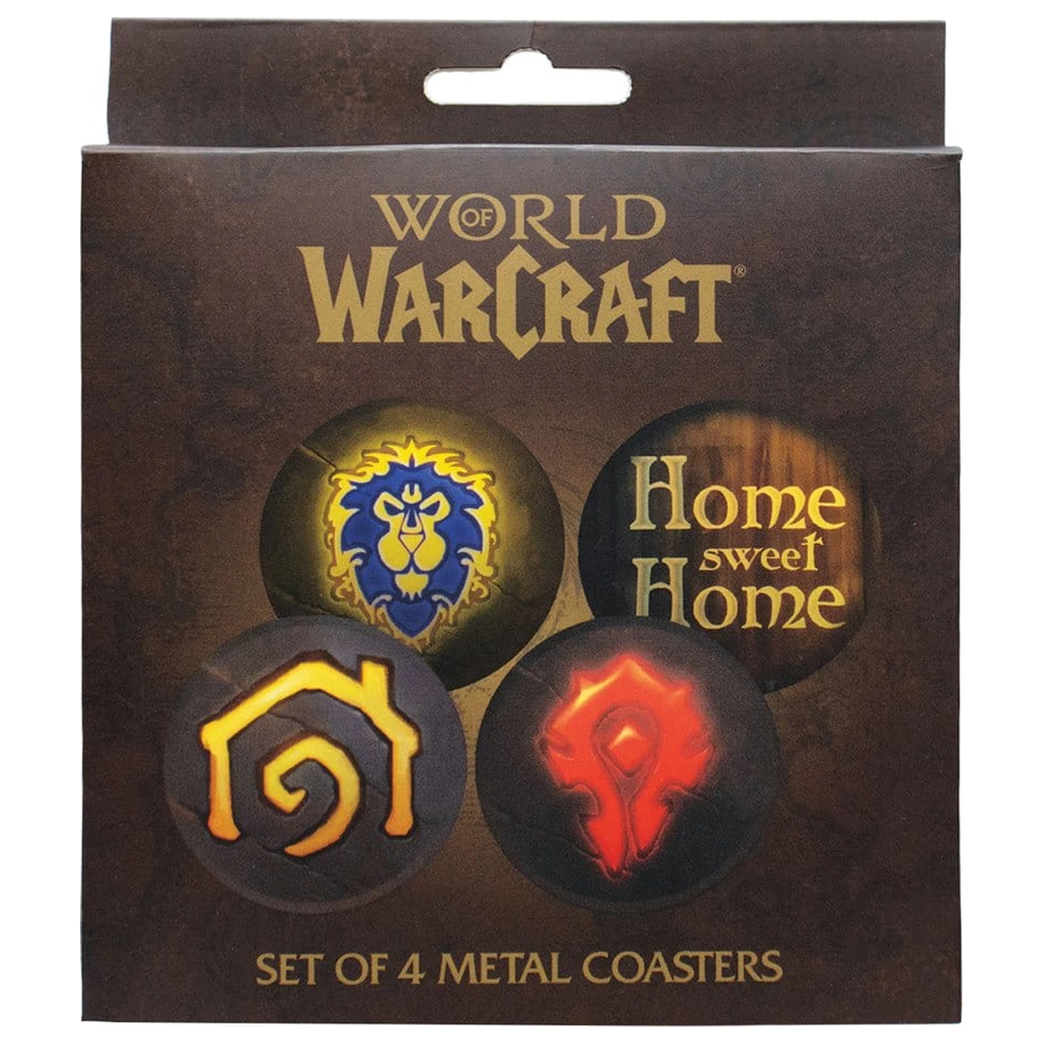 World of Warcraft Podstavki 4-Pack Tiskani kovinski fotografija izdelka