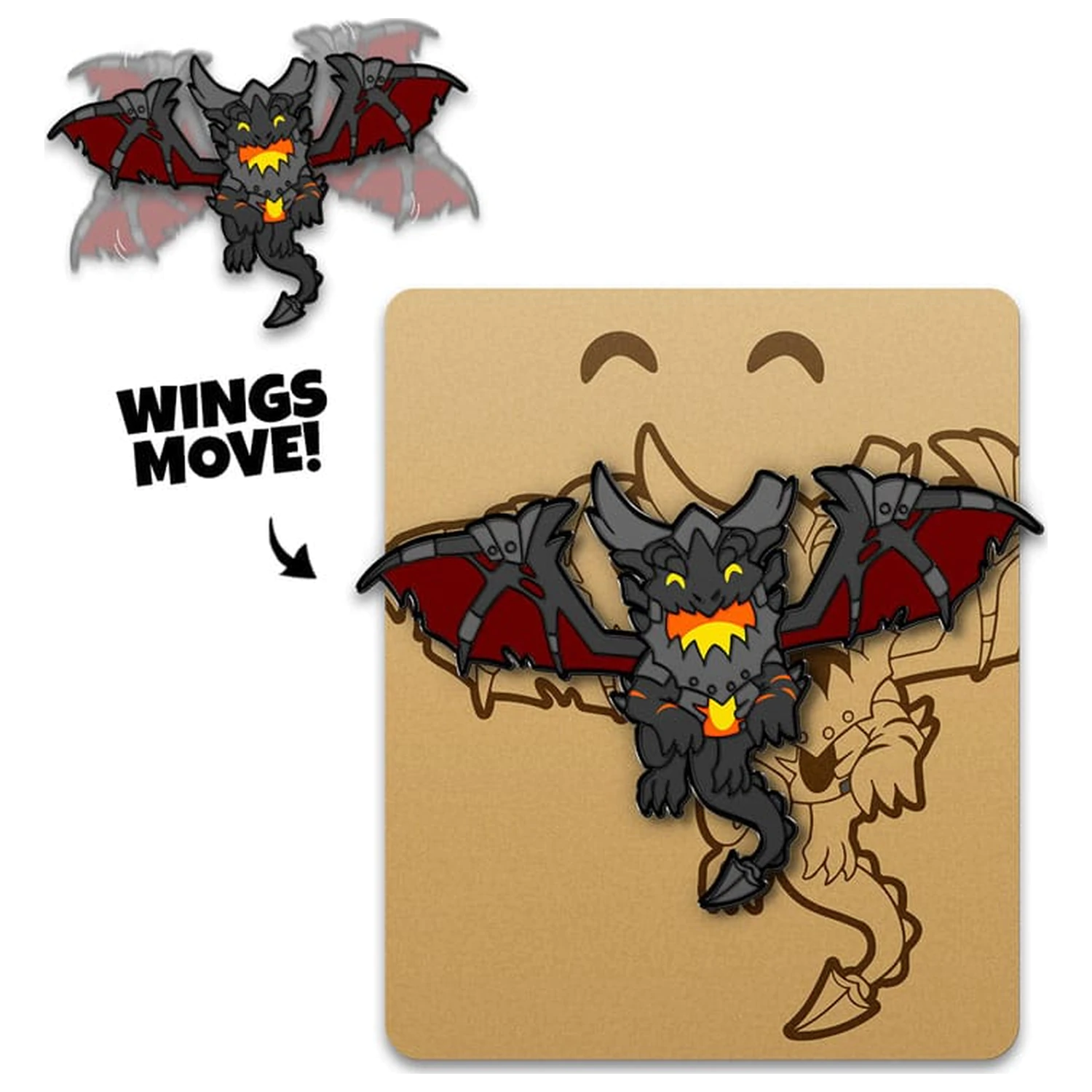 World Of Warcraft Pin Deathwing 5 cm fotografija izdelka