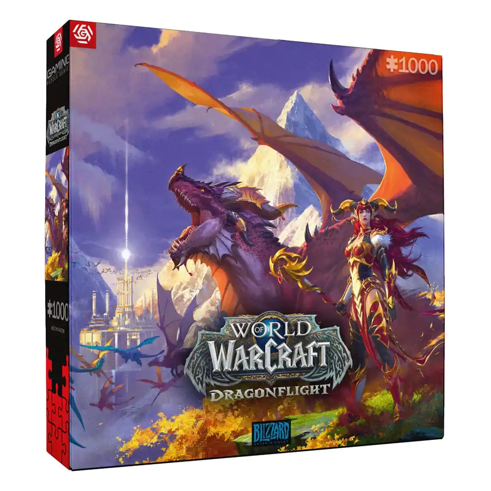 World of Warcraft Gaming Puzzle Dragonflight Alexstrasza (1000 kosov) fotografija izdelka