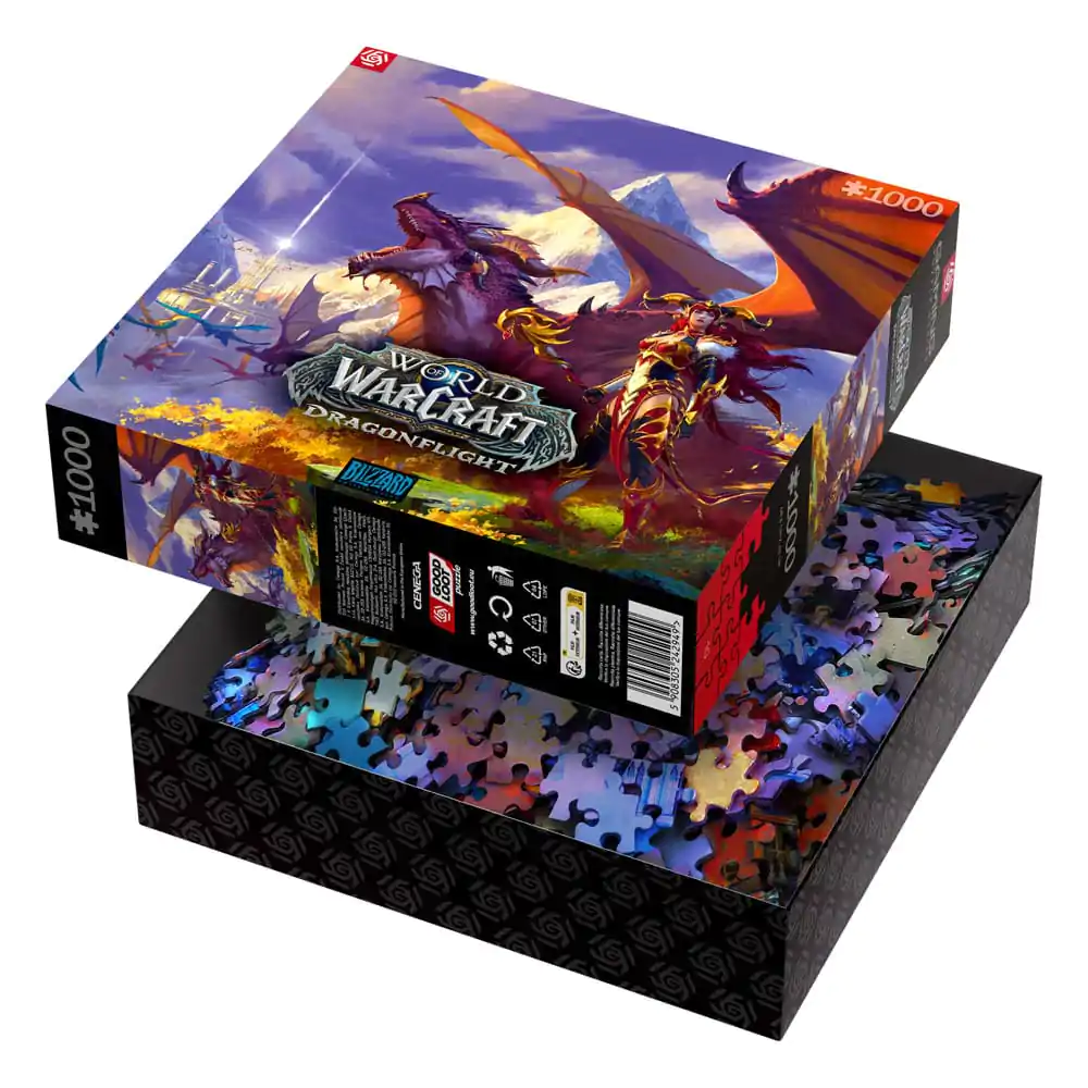 World of Warcraft Gaming Puzzle Dragonflight Alexstrasza (1000 kosov) fotografija izdelka