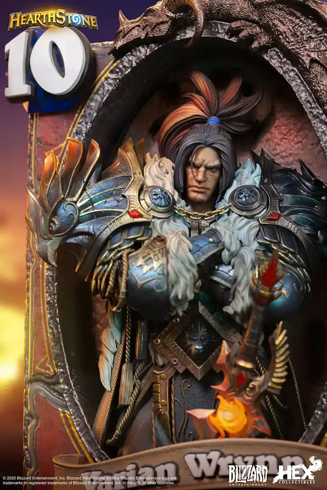 Hearthstone 3D Umetniški Okvirni Kip Varian Wrynn 31 cm fotografija izdelka