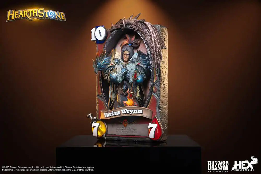 Hearthstone 3D Umetniški Okvirni Kip Varian Wrynn 31 cm fotografija izdelka