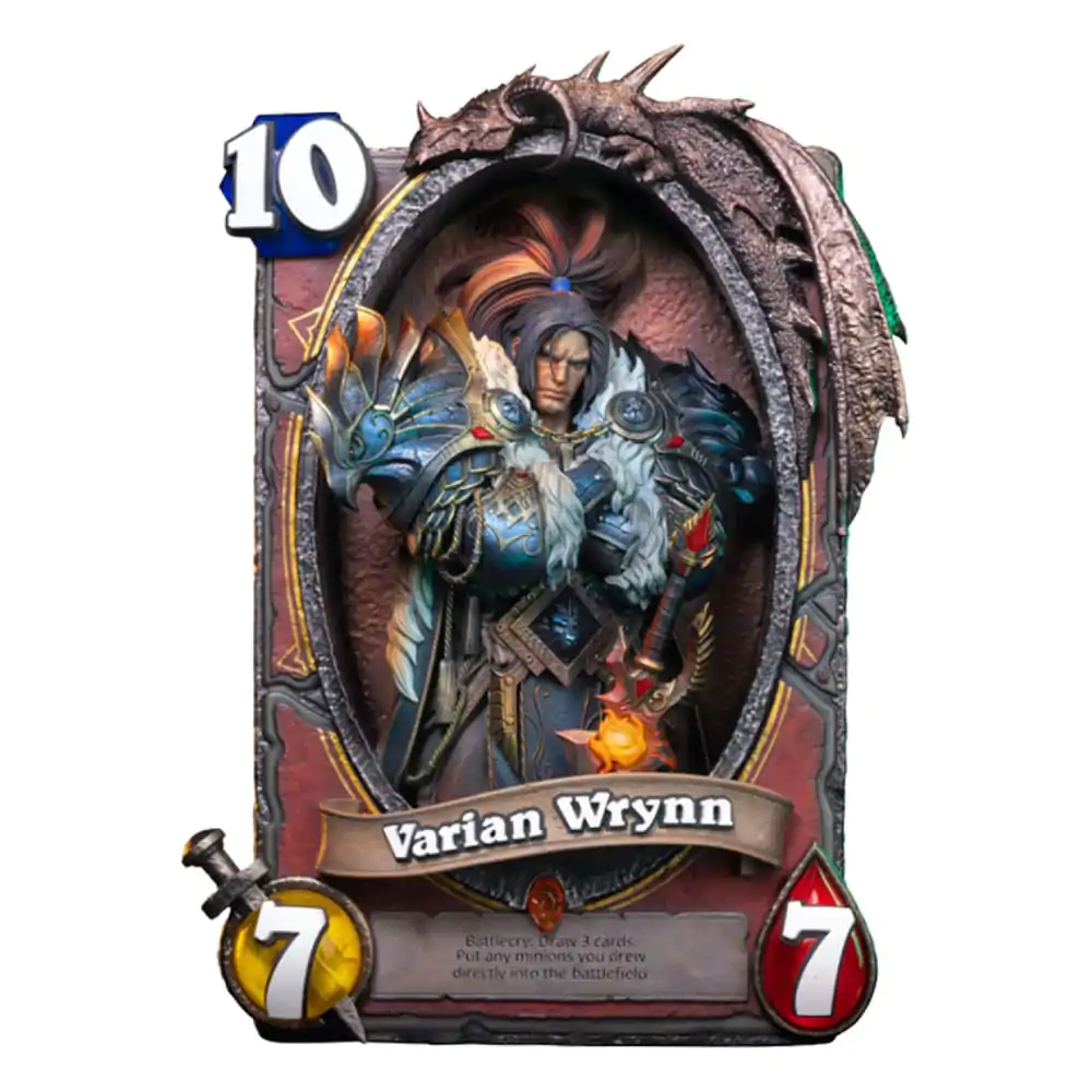 Hearthstone 3D Umetniški Okvirni Kip Varian Wrynn 31 cm fotografija izdelka