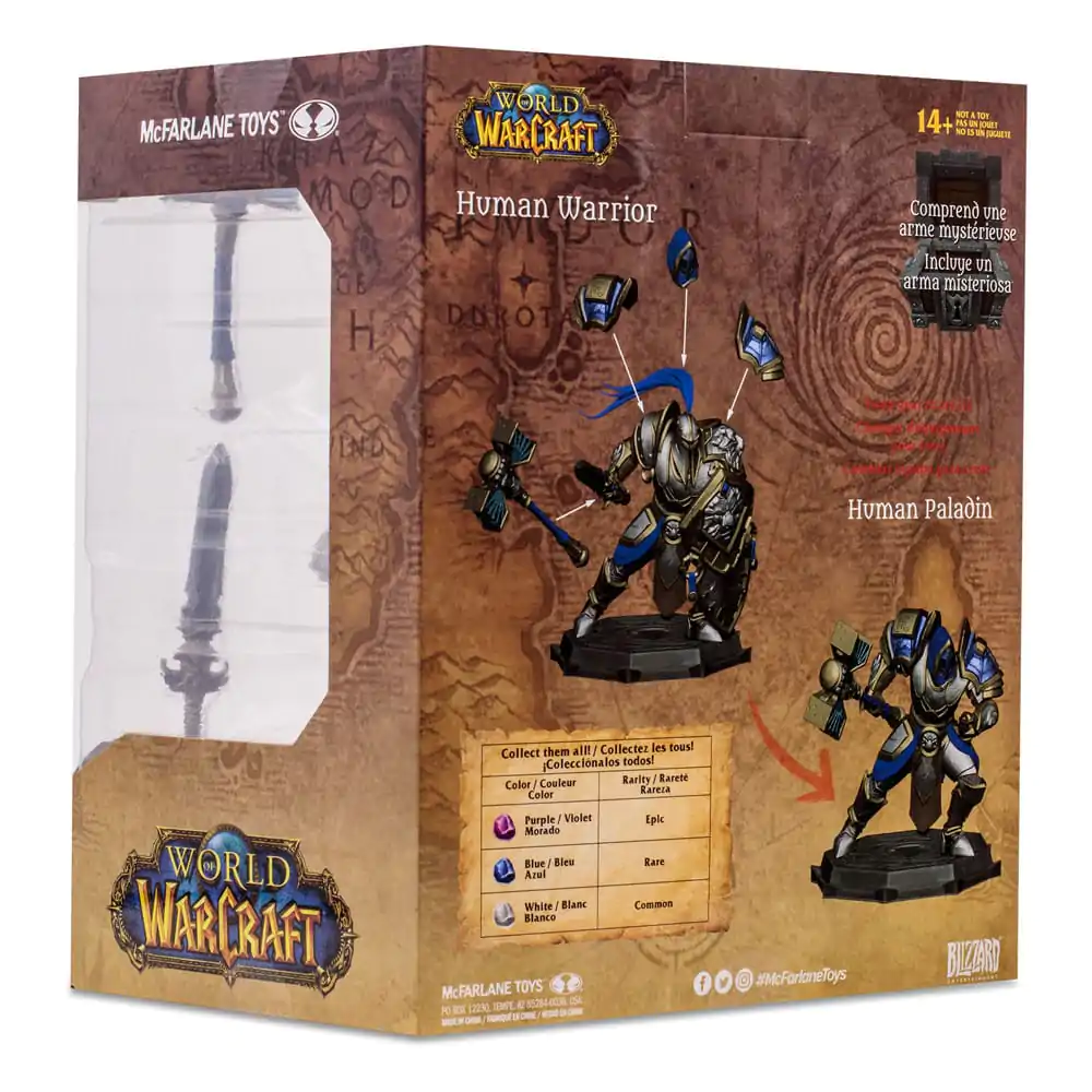 World of Warcraft akcijska figura Človek: Paladin / Warrior 15 cm fotografija izdelka