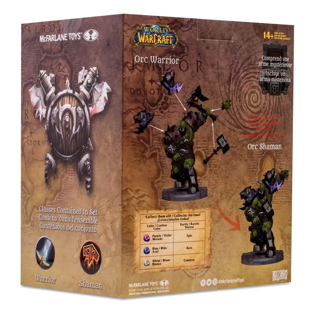 World of Warcraft Akcijska figura Orc: Shaman / Warrior 15 cm fotografija izdelka