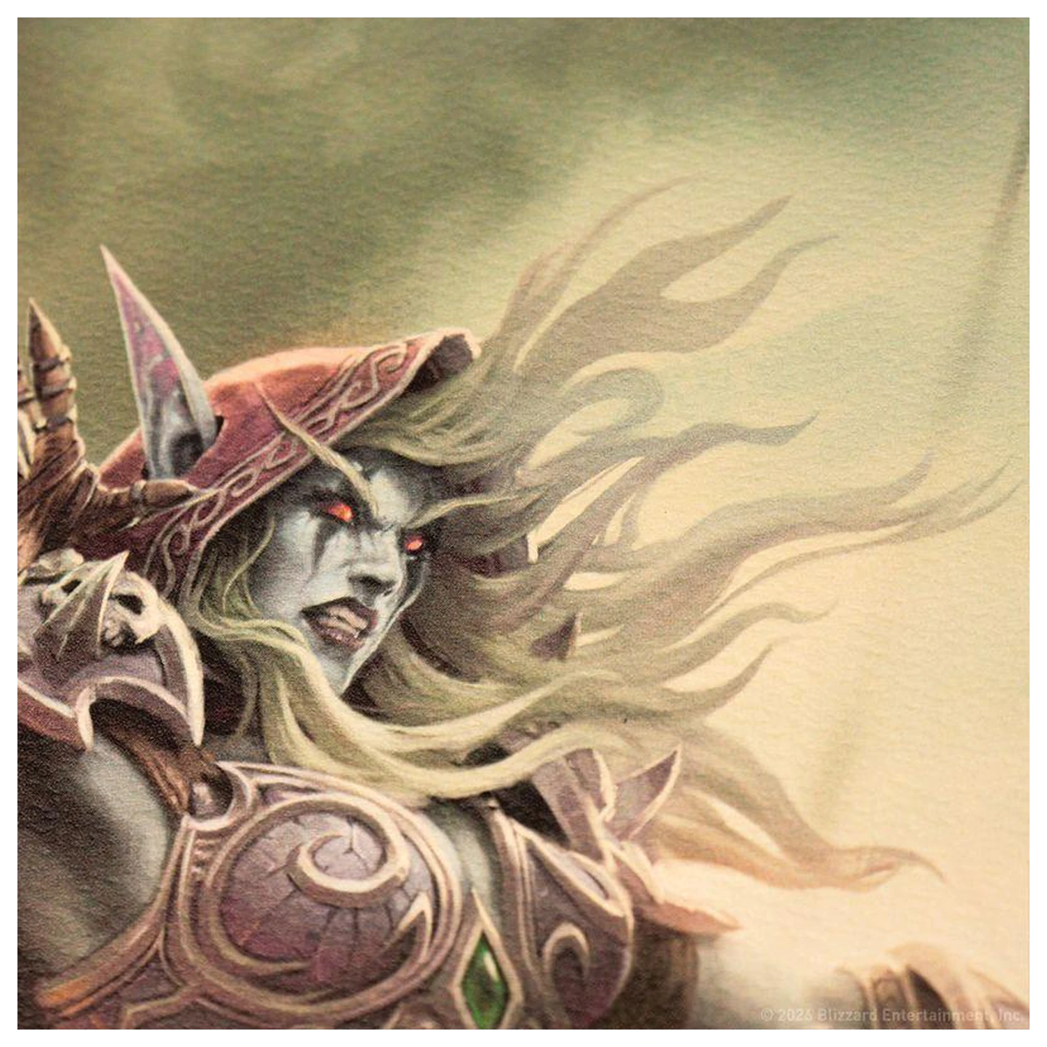 World of Warcraft Sylvanas vs Anduin umetniški tisk omejena izdaja fotografija izdelka